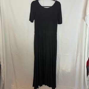 Bordeaux from Anthropologie gray jersey dress XL